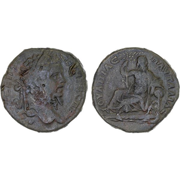 ROMAN PROVINCIAL, THRACE: Pautalia, Septimius Severus, 193-211, AE28 (14.51g), VF