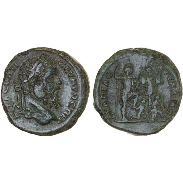 ROMAN PROVINCIAL, THRACE: Pautalia, Septimius Severus, 193-211, AE30 (17.50g), VF