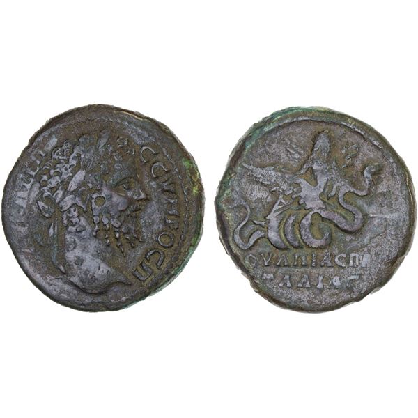 ROMAN PROVINCIAL, THRACE: Pautalia, Septimius Severus, 193-211, AE29 (14.76g), F-VF