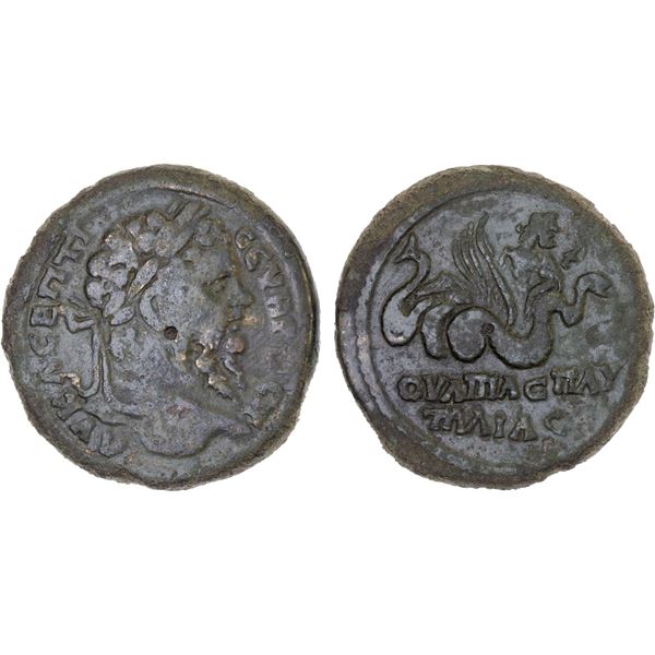 ROMAN PROVINCIAL, THRACE: Pautalia, Septimius Severus, 193-211, AE30 (16.90g), F-VF