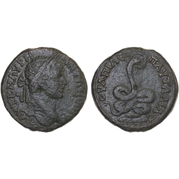 ROMAN PROVINCIAL, THRACE: Pautalia, Caracalla, 198-217, AE28 (13.02g), VF