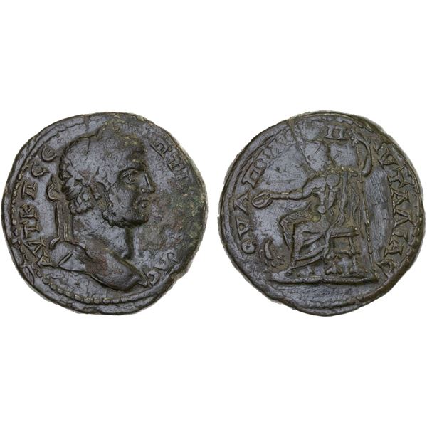 ROMAN PROVINCIAL, THRACE: Pautalia, Geta, 209-211, AE31 (19.28g), VF