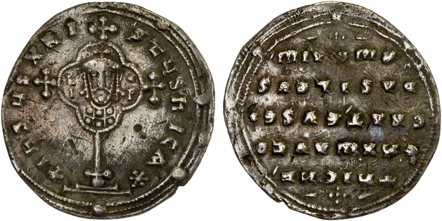 Nicephorus BYZANTINE EMPIRE: Nicephorus II Phocas, 963-969, AR miliaresion (2.75g ...