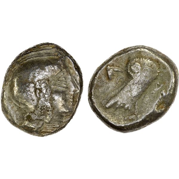 MESOPOTAMIA: Anonymous, AR tetradrachm (15.88g), ca. 4th-2nd century BC, F-VF