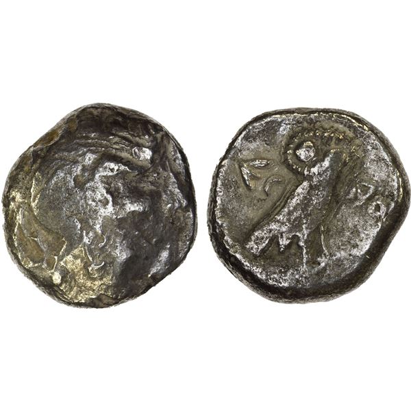 MESOPOTAMIA: Anonymous, AR tetradrachm (15.88g), ca. 4th-2nd century BC, F-VF