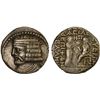 Image 1 : PARTHIAN KINGDOM: Vardanes II, 55-58 AD, AR tetradrachm (16.28g), Seleukeia on the Tigris, SE368 (56