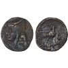 Image 1 : PARTHIAN KINGDOM: Arsakes II, ca. 211-191 BC, AE dichalkon (3.21g), VF