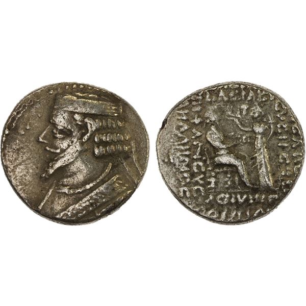 PARTHIAN KINGDOM: Phraatakes, 2 BC - AD 4, AR tetradrachm (11.58g), Seleukeia on the Tigris, SE312 (