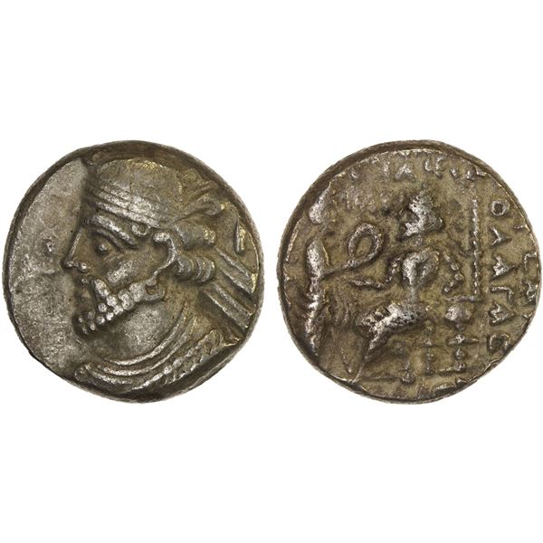 PARTHIAN KINGDOM: Vologases III, AD 105-147, AR tetradrachm (11.59g), Seleukeia on the Tigris, SE435