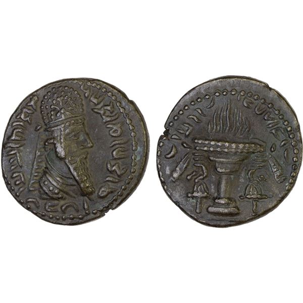 SASANIAN KINGDOM: Ardashir I, 224-241, BI tetradrachm (13.72g), XF