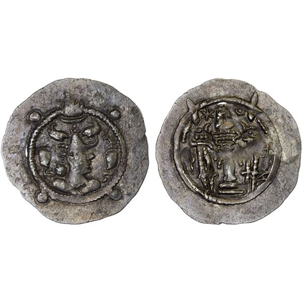 HEPHTHALITE: Alxon/Chionite, ca. 475-565, AR drachm (3.04g), VF