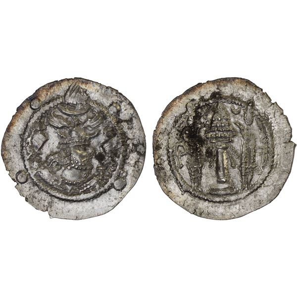 HEPHTHALITE: Alxon/Chionite, ca. 475-565, AR drachm (3.97g), NM, ND, choice XF