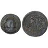 Image 1 : BUKHARA: Asbar, 5th/6th century, AE cash (2.02g), VF