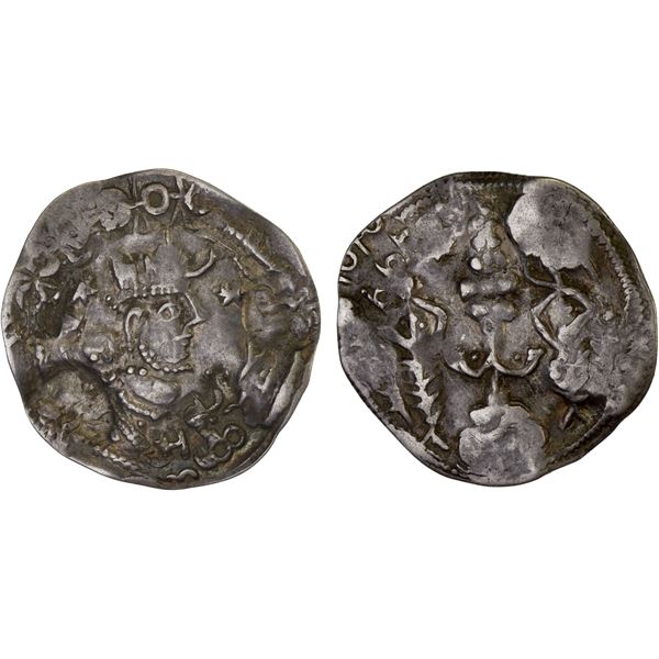 SOGDIANA: Sashro Xidev, 6th/7th C, AR drachm (2.34g), Chaghanian region, VF