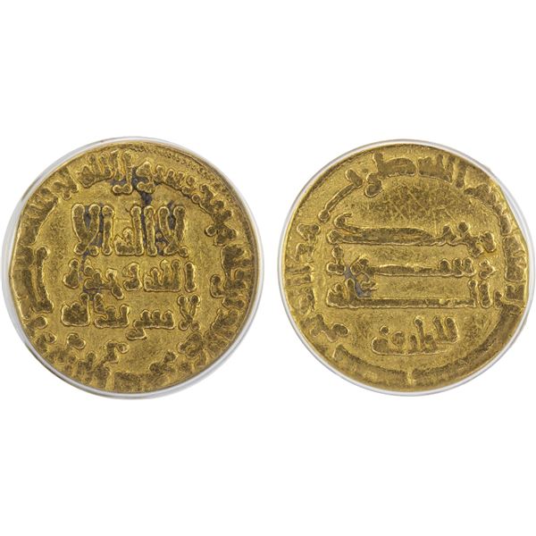ABBASID: al-Rashid, 786-809, AV dinar, NM (Egypt), AH190, ANACS VF30