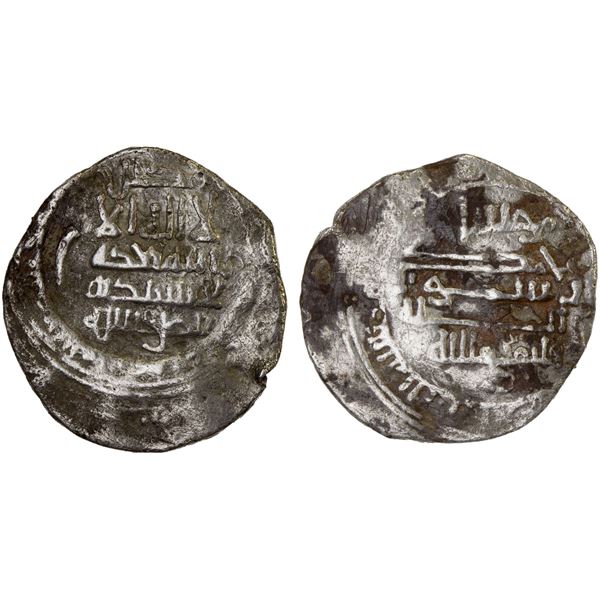LOCAL NORTH AFRICA: unknown local ruler, ca. 930s-980s, AR fractional dirham (1.75g), NM, ND, crude 