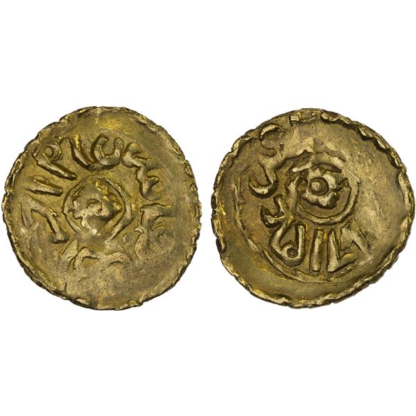 ALAWI SHARIF: 'Abd al-Rahman, 1822-1859, AV bunduqi (3.35g), Fès, AH1271//1271, XF