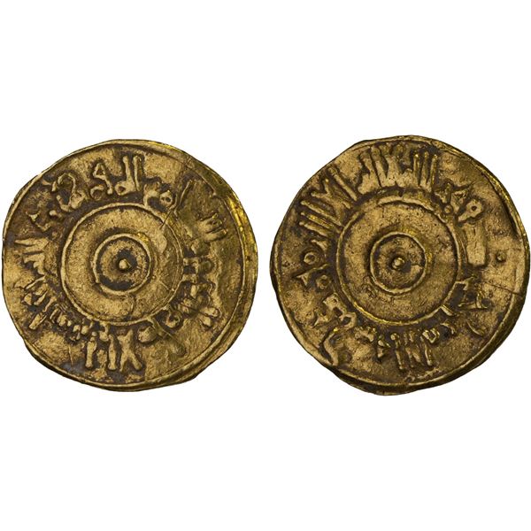 FATIMID: al-'Aziz, 975-996, AV 1/4 dinar (0.98g), NM, ND, bold VF