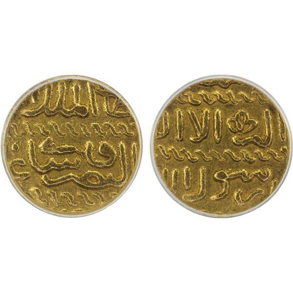 BURJI MAMLUK: Qa'itbay, 1468-1496, AV ashrafi (3.39g), NM, ND, ANACS VF35