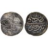Image 1 : OTTOMAN: IRAN: Ahmad III, 1703-1730, AR abbasi (16 para) (3.33g), Tabriz, AH1115, VF