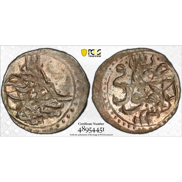 OTTOMAN: TURKEY: Selim III, 1789-1807, AR akçe, Islambul, AH1203 year 3, PCGS MS63