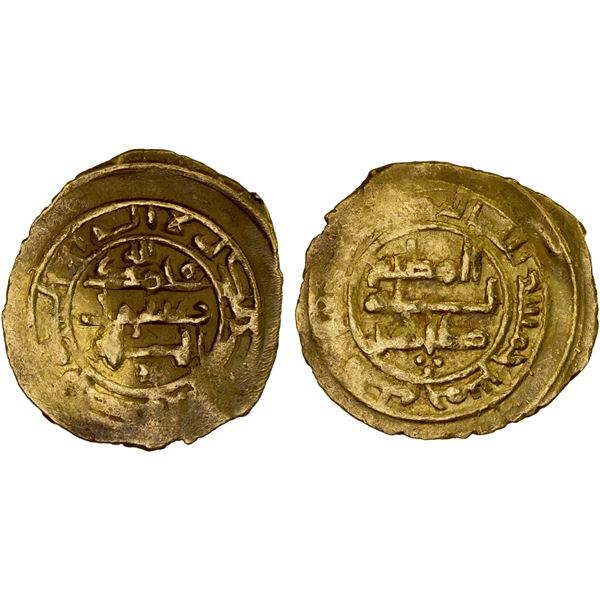 SAFFARID: Tahir al-Tamimi, 964-970, AV fractional dinar (1.23g), Sijistan, AH355, crude VF