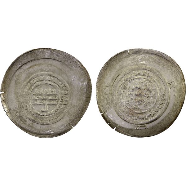 AMIR OF WARWARLIZ: al-Nasir li-din Allah 'Ali, fl. 985, AR multiple dirham, NM, ND, XF-AU