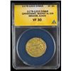 Image 2 : QARAKHANID: Ibrahim b. Husayn, 1178-1203, AV dinar, MM, DM, ANACS VF30