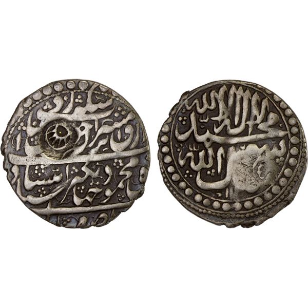 HOTAKI: Mahmud Shah, 1722-1724, AR abbasi (4.55g), Isfahan, ND