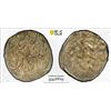 Image 1 : QAJAR: Nasir al-Din Shah, 1848-1896, AR 1/8 qiran (0.56g), NM, ND, PCGS MS62