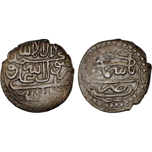 SHIRVAN: Muhammad Sa'id Khan, 1763-1766, AR abbasi, Shamakhi, ND, VF-XF