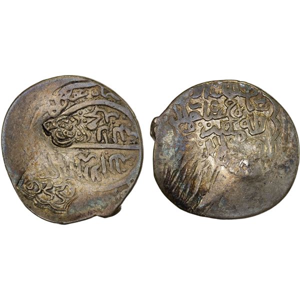 SHAYBANID: Muhammad Shaybani, 1500-1510, AR tanka (4.97g), Awbah, ND, weak VF on Fine