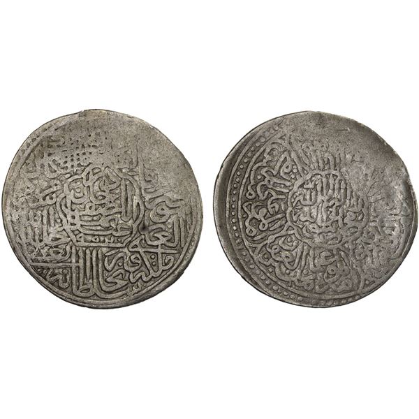 SHAYBANID: 'Abd al-Latif, 1540-1552, AR tanka (4.61g), Bukhara, AH952, F-VF
