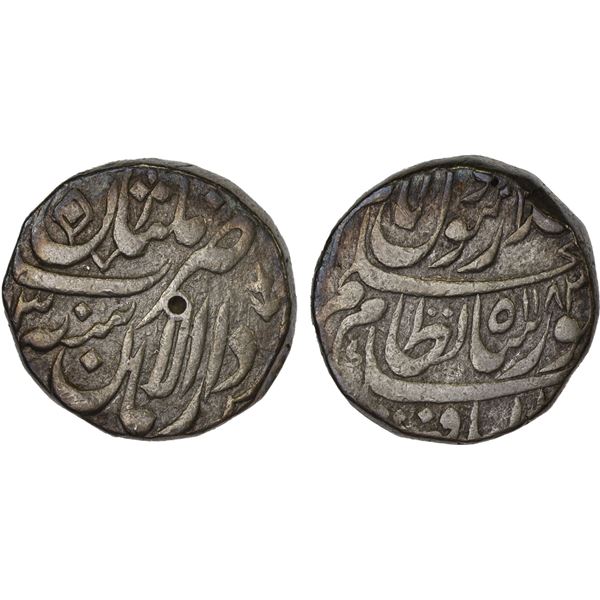 DURRANI: Taimur Shah, 1772-1793, AR rupee (11.45g), Multan, AH1183 year (1)3, lovely VF