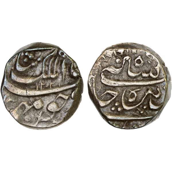 DURRANI: Shah Shuja', 2nd reign, 1803-1809, AR rupee (10.89g), Derajat, AH 1221 year 5, VF
