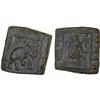 Image 1 : INDO-SCYTHIAN: Maues, ca. 90-57 BC, AE square unit (9.51g), Fine