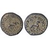 Image 1 : INDO-SCYTHIAN: Azes I, ca. 58-12 BC, AE trichalkon (6.95g), Taxila Sirsukh, nice VF