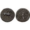 Image 1 : INDO-SCYTHIAN SATRAPS: Kharahostes, ca. 20-1 BC, AE tetradrachm (9.61g), attractive VF