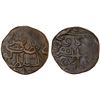 Image 1 : GOLKONDA: Muhammad Quli, 1588-1611, AE 1/2 falus (6.73g), Golkonda, ND, VF