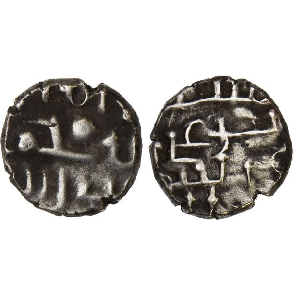 FATIMID PARTISANS AT MULTAN: al-Hakim, 996-1011, AR damma (0.45g), VF-XF