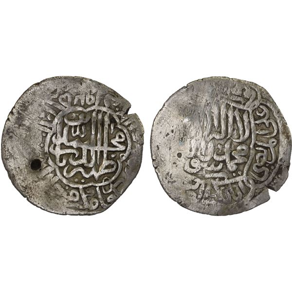 MUGHAL: Babur, 3rd reign, 1504-1526, AR shahrukhi (4.50g), NM, AH925