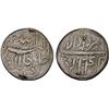 Image 1 : MUGHAL: Akbar I, 1556-1605, AR nazarana rupee (8.12g), Agra, IE42, F-VF