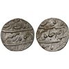 Image 1 : MUGHAL: Aurangzeb, 1658-1707, AR rupee (11.40g), Burhanpur, AH1115 year 47, lovely XF