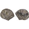 Image 1 : MUGHAL: Muhammad Shah, 1719-1748, AR 1/32 rupee (0.34g), Khujista Bunyad, year 13, VF-XF