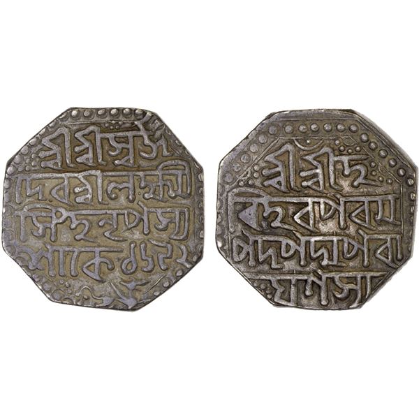 ASSAM: Lakshmi Simha, 1769-1780, AR rupee (11.35g), SE1692, VF-XF