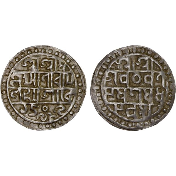COOCH BEHAR: Lakshmi Narayan, 1587-1627, AR rupee (10.21g), SE1509 (1587), XF