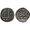 Image 1 : BRITISH INDIA: MADRAS PRESIDENCY: AE dudu (10 cash) (6.11g), 1796, bold VF