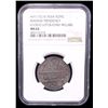 Image 2 : BRITISH INDIA: MADRAS PRESIDENCY: AR rupee, AH1172 year 6 (frozen), NGC MS63
