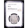 Image 2 : BRITISH INDIA: Edward VII, 1901-1910, AR rupee, 1904-B, NGC MS62