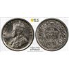 Image 1 : BRITISH INDIA: George V, 1910-1936, AR 1/4 rupee, 1926(c), PCGS MS63
